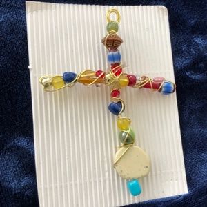 Beaded cross